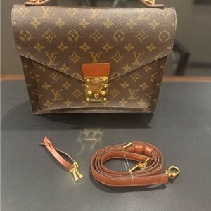 Louis Vuitton Brown Monogram Shoulder Bag